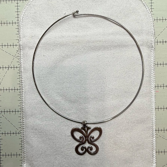 James Avery Jewelry - James Avery Silver Large Spring Butterfly Necklace